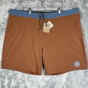 Patagonia Hydropeak Boardshorts Mens 42 UPF 18 Inch Peak Protector Badge Shorts